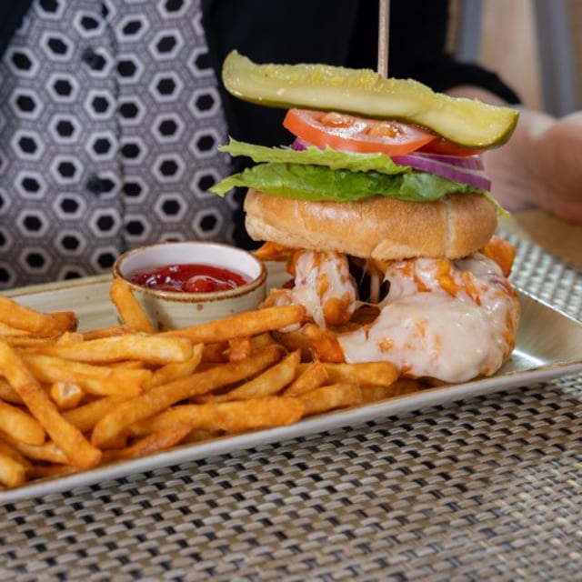 Buffalo Chicken Burger.