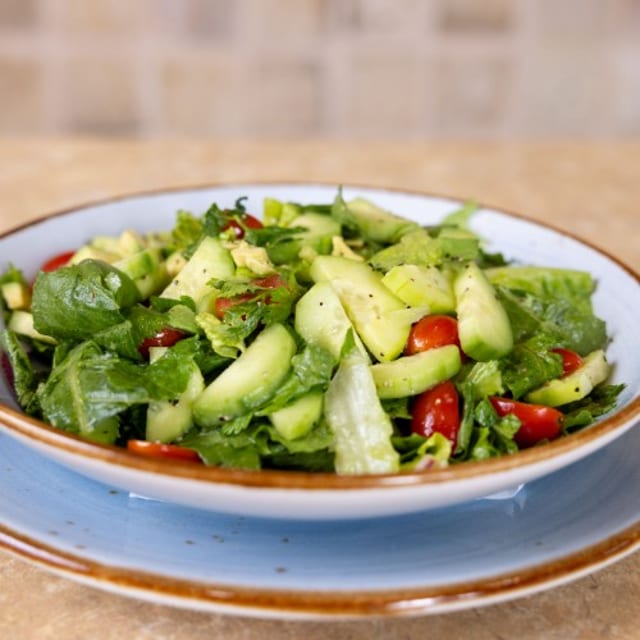 Cucumber Tomato Salad.