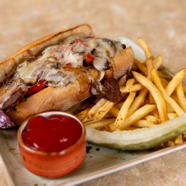 Philly Cheesesteak Sandwich.